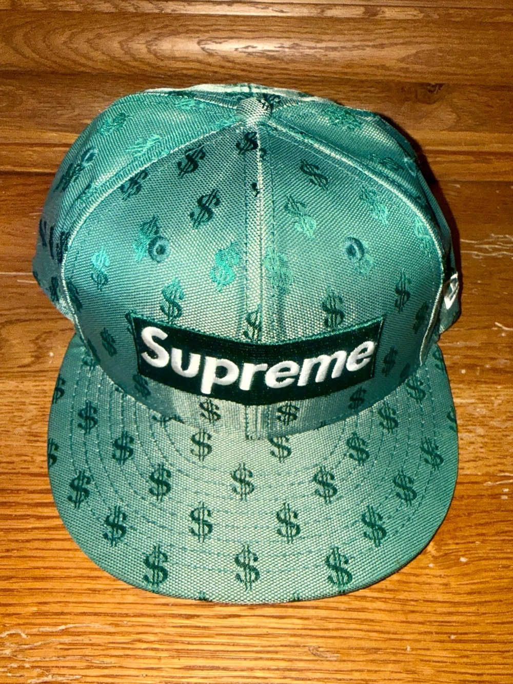 Supreme Teal Green Dollar Sign Box Logo Hat New with Tags!